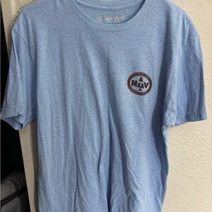 Native Sky Blue Men's Short Sleeve Tee Size Large